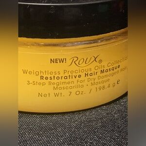 Roux Weightless Restorative Hair Masque 7oz  NEW Dry Damaged Precious Oils Mask